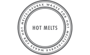 Waxes for hot melts